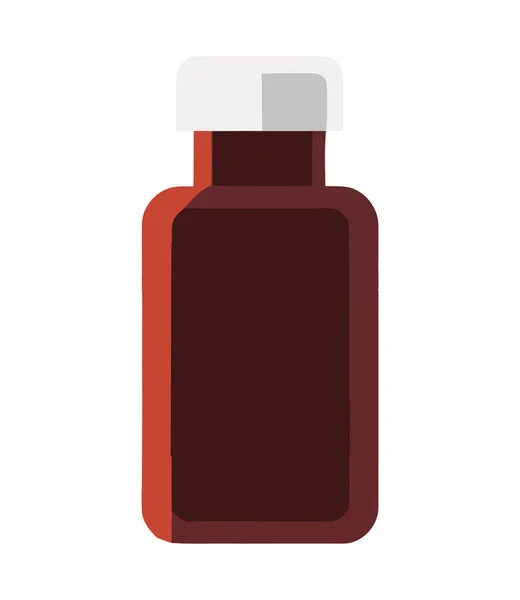 Medicine Bottle Icon Pills Capsules Isolated — Stock Vector