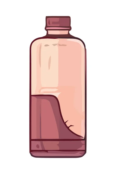 Gourmet Flaska Etikett Design Illustration Vektor Ikon Isolerad — Stock vektor