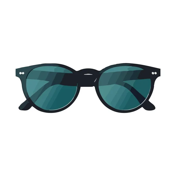 Gafas Vista Moda Para Icono Elegancia Verano Aislado — Vector de stock
