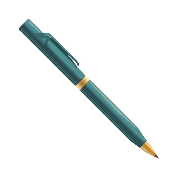 Ikona Zasilania Długopisu Izolowana — Wektor stockowy