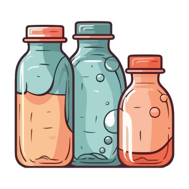 Şeffaf arkaplan simgesi üzerindeki konteyner simgesi izole edildi