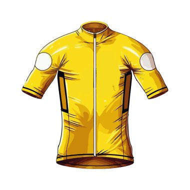 Sarı kazak, vektör illüstrasyon simgesi izole