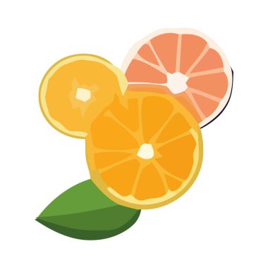 Taze narenciye, sulu ikonu izole eder.