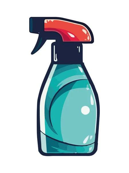 Sprühflaschen Symbol Sprühflüssigkeit Für Hygiene Symbol Isoliert — Stockvektor