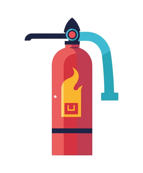Brennende Flamme Gefahrensymbol Feuerwehr Rettet Inferno — Stockvektor
