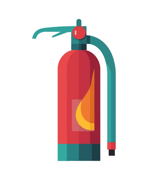 Flammensymbol Symbolisiert Gefahr Feuerlöscher Symbol Isoliert Verwenden — Stockvektor