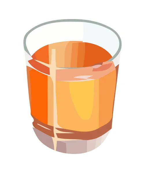 Vin Glas Ikon Isolerad — Stock vektor