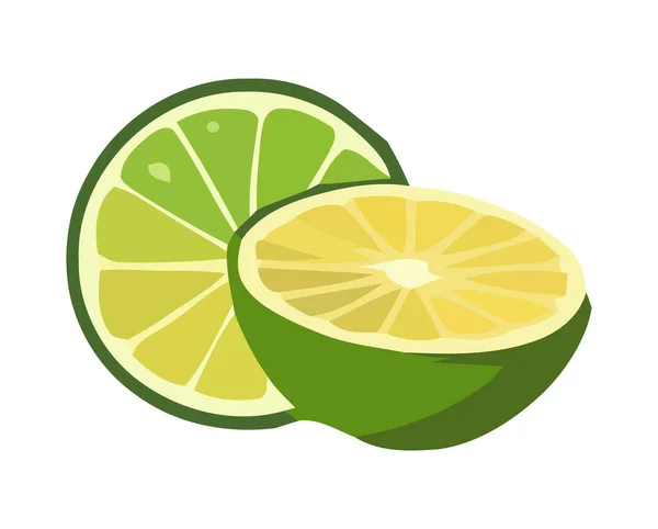 Šťavnatý Citrusový Plátek Čerstvý Zralý Konzumaci Ikony — Stockový vektor