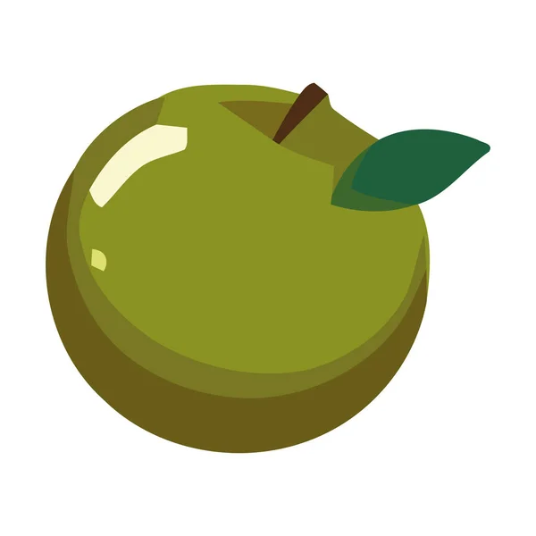 Ripe Fruit Symbolizes Healthy Eating Freshness Icon Isolated — Stock Vector