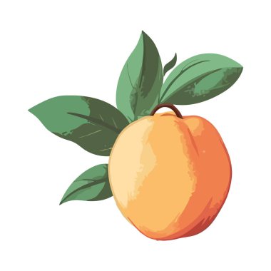 Sulu şeftali meyveleri sağlıklı yeme alışkanlıklarını sembolize eder.