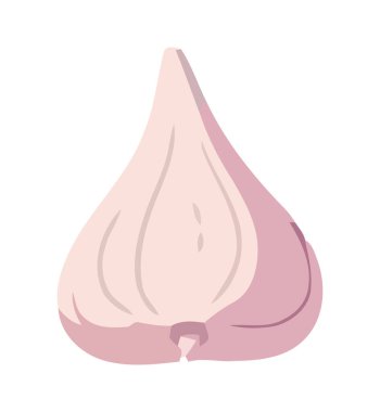 Taze sarımsaklı sebzeler sağlıklı yemek ikonunu sembolize eder.