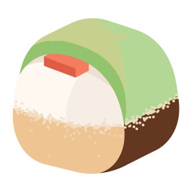 Çikolata ve şeker eğlence ikonu izole