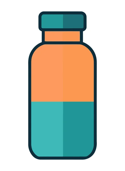 Jugo Botella Ilustración Vector Icono Aislado — Vector de stock