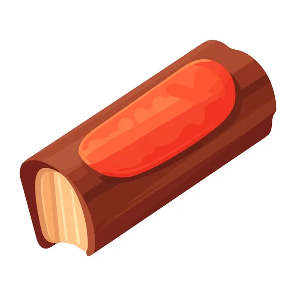 초콜릿 상징의 아이콘 디자인 — 스톡 벡터