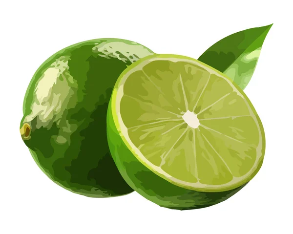 Šťavnaté Citrusové Plody Zralé Čerstvé Plátek Ikony Izolované — Stockový vektor