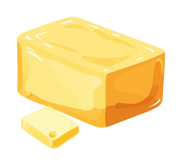 Φρέσκο Γκουρμέ Τυρί Υγιή Βιολογικά Τρόφιμα Εικονίδιο Απομονωμένο — Διανυσματικό Αρχείο