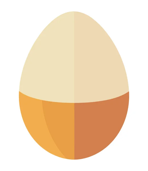 Kaynamış Eggikonun Vektör Tasarımı Izole Edildi — Stok Vektör