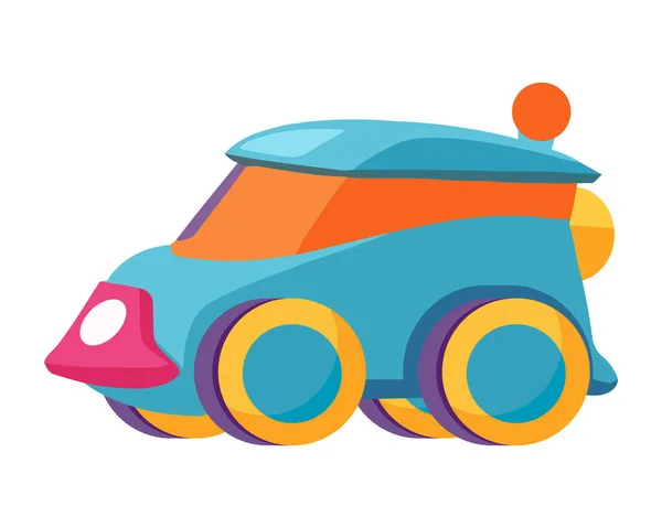 Modern Car Fun Toy Icon Isolated — Stock Vector