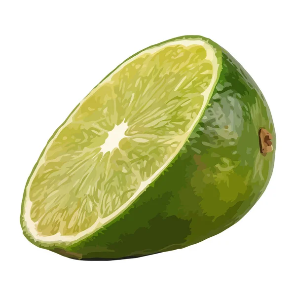 Juicy Citrus Slice Fresh Healthy Snack Icon Isolated — Stock Vector