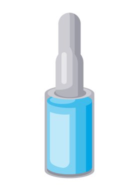 Vacine Vial Sağlık Hizmetleri ikonu izole edildi