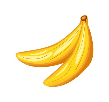 muz taze meyve simgesi izole