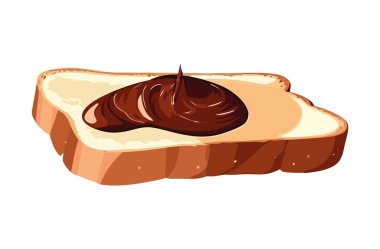 Organik un ikonuyla pişirilmiş tatlı.