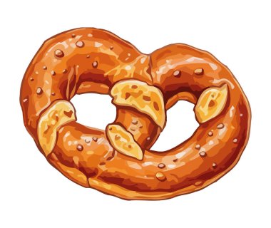 Şekerleme ikonlu çikolatalı donut.