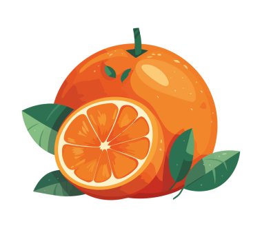 Meyve dilimi sulu, taze ve sağlıklı izole edilmiş.