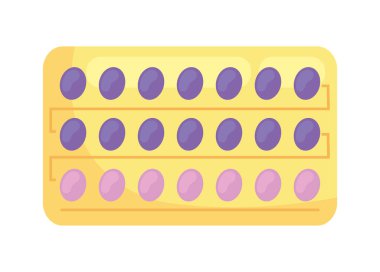 doğum kontrol hapları önleme simgesi izole edildi