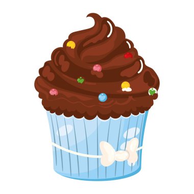 Serpinti simgesi dizaynlı kek izole edildi