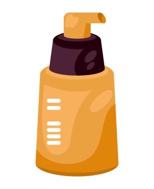 kozmetik dağıtıcı jel simgesi izole