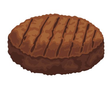 et ürünü ızgara simgesi izole