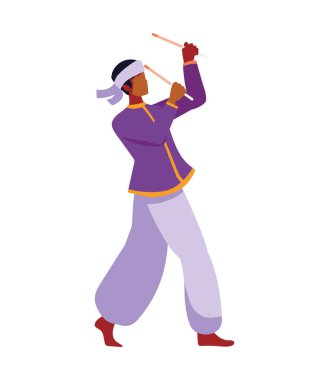 Navratri dansçısı çocuk ikonu izole etti