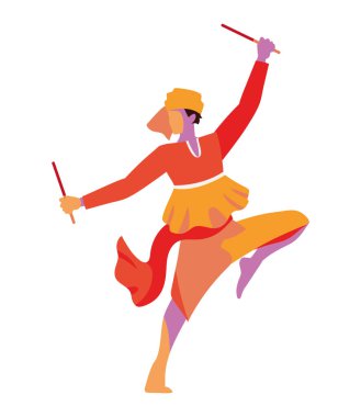 Navratri dansçı kültürü ikonu izole etti