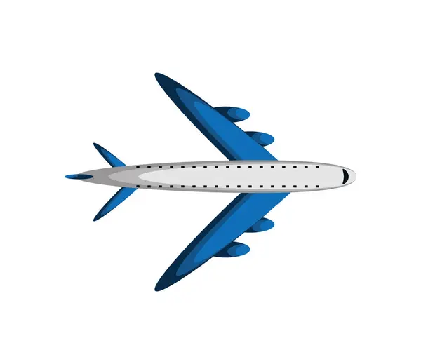 Flugzeugreise Ikone Isoliert — Stockvektor