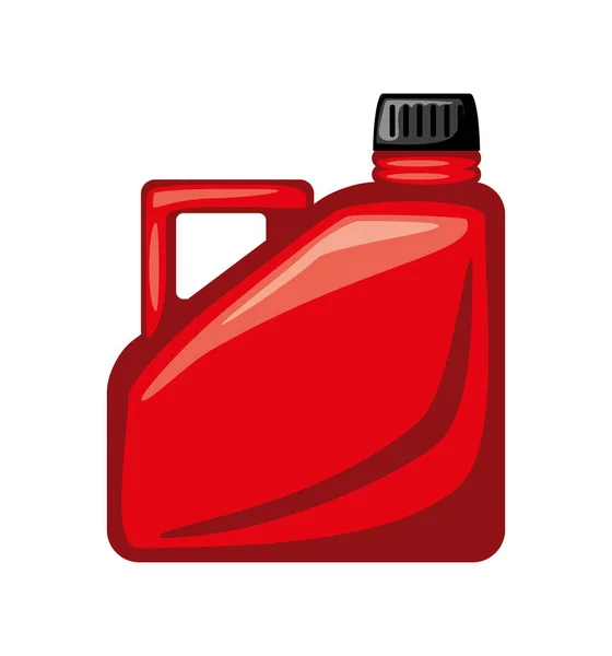 Flasche Gallone Objekt Illustration Isoliert — Stockvektor