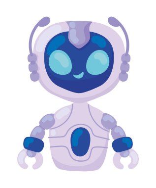 Robot ai teknolojisi cybord izole edilmiş simgesi