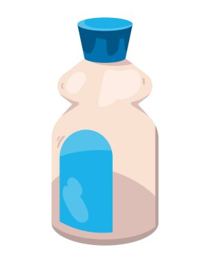 Temizleme ürünü dezenfektanı çizimi izole edildi