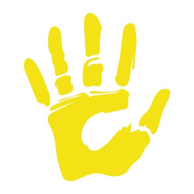 El izi boya renk sanatsal izole simge