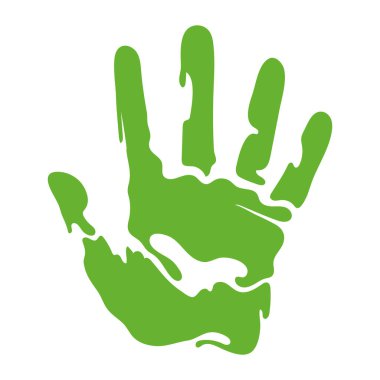 El izi boya renk yaratıcılığı izole edilmiş simge