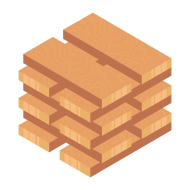 oyun ahşap oyuncak illüstrasyonu izole