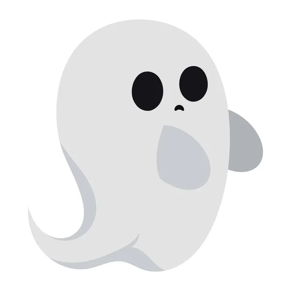 Halloween Ghost Fantasy Illustration Isolated — Stock Vector