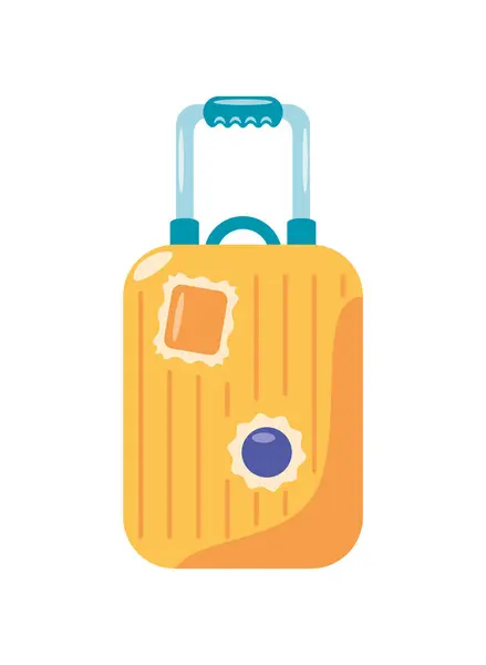 Travel Suitcase Icon Isolated Vector — Stock Vector