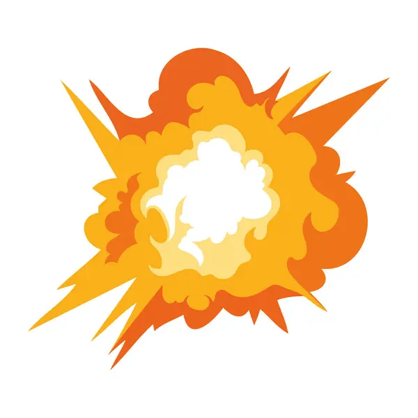 Effet Explosion Illustration Abstraite Isolé — Image vectorielle