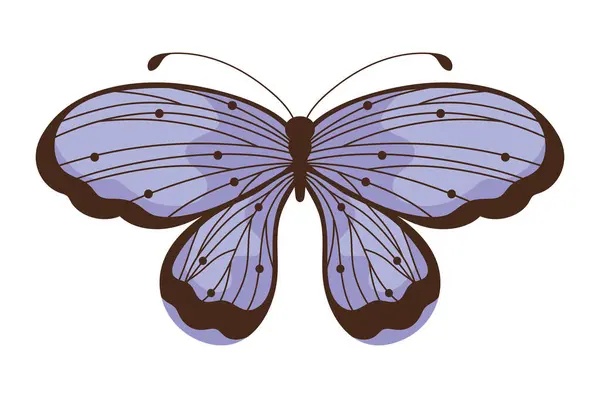 Иллюстрация Дикой Природы Бабочки — стоковый вектор