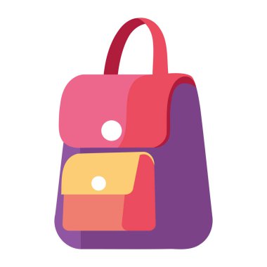 okul çantası illüstrasyon izole nesne