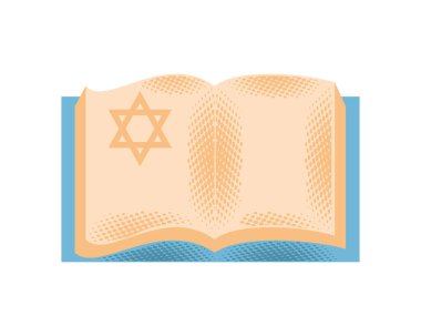 Hanuka torah sidur çizim tasarımı