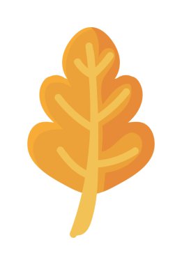 Sonbahar mevsimi kuru yaprak çizimi izole