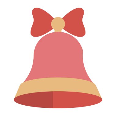 Noel çanı kutlaması izole edilmiş.