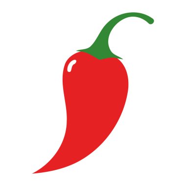 Yarım jalapeno mutfak çizimi izole edildi